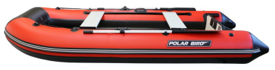 Лодка Polar Bird 340М (Лайт) Стеклокомпозит (Чёрно-красный)
