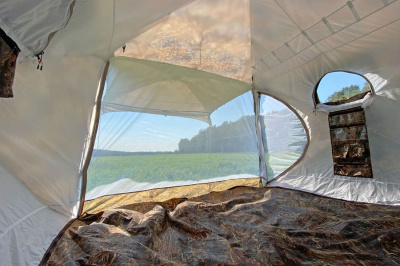 Палатка Берег Куб 2.20 Двухслойный ( нового образца ) (220х220/190 см)