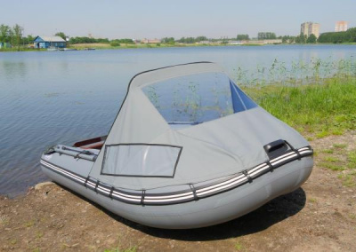 Надувная лодка ПВХ Риф 320KC (фанерный пайол + стрингера)