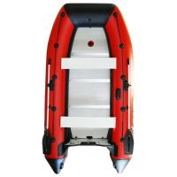 Лодка Polar Bird 340М New Merlin Стеклокомпозит (черно-красный) модель 2025 г + рым/ролик