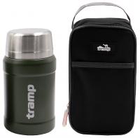 Термос Tramp пищевой в чехле 0.8 л оливковый