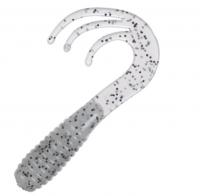 Bass Pro Shop Triple Ripple Grub 4” Milky Salt & Pepper