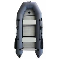 Лодка гребная-моторная Polar Bird 300 ТМ Киль СС Teal Стеклокомпозит (серый) модель 2025 г