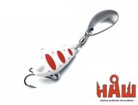 Тейл-Спиннер НАШ ТС-1 15g #Белый-Красный