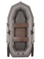 Лодка гребная под мотор Лоцман Профи С-260 МРС (серый)