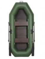 Лодка гребная Лоцман С-260 ЖС (зелёный)