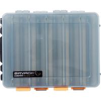 Коробка Savage Gear Lurebox 2 Sided Smoke Short 20.5x17x4.8cm. Арт.74221