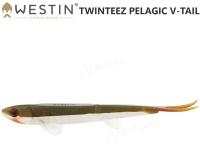 Слаг Westin TwinTeez Pelagic V-Tail 20cm 30g Bass Orange , 2 шт