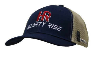 Бейсболка Hearty Rise сине-бежевая new