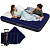 Надувной матрас 152х203х25см Intex Classic Downy Airbed Dura-Beam + 2 подушки + ручной насос