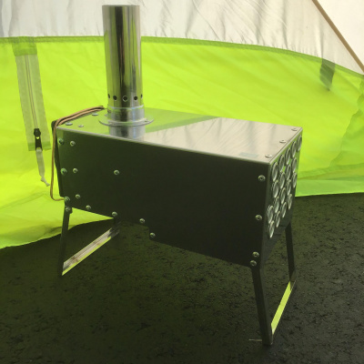 Теплообменник для зимней палатки (18 трубок)