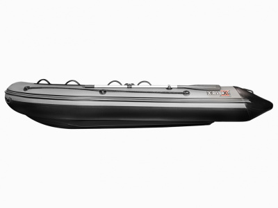 Надувная ПВХ лодка X-River Grace Wind 360 НДНД (бело-серая, серая фурнитура)