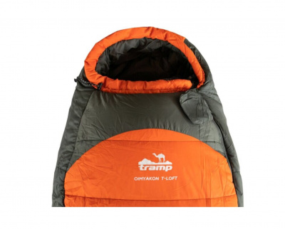 Спальный мешок кокон Tramp Oimyakon T-Loft Regular (правый) 225*80*55 см (-30°C)