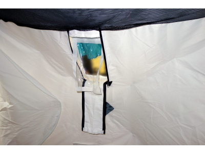 Всесезонная палатка Призма Шелтерс (2-сл) 185*185 (бело-оранжевый)