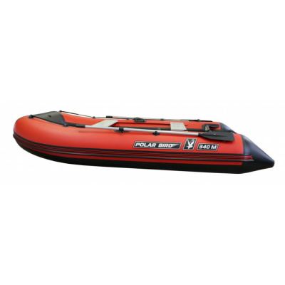 Лодка Polar Bird 340М Merlin (чёрно-красный) стеклокомпозит