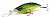 Воблер Megabass IxI Shad Type-3 Clear Hot Tiger Воблер Megabass IxI Shad Type-3 Clear Hot Tiger