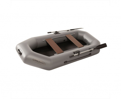 Лодка гребная Лоцман С-240 (серый)