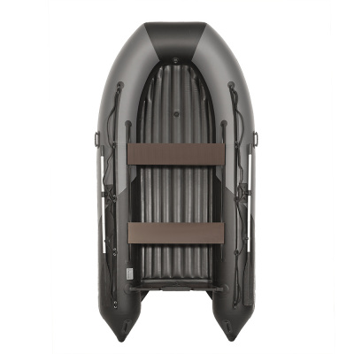 Лодка моторная килевая Лоцман М-350 НД НД Премиум (серо-черный)