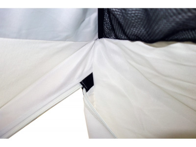 Всесезонная палатка Призма Шелтерс (2-сл) 185*185 (бело-оранжевый)