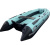 Лодка ПВХ ORCA 340НД (бирюзово - серый)