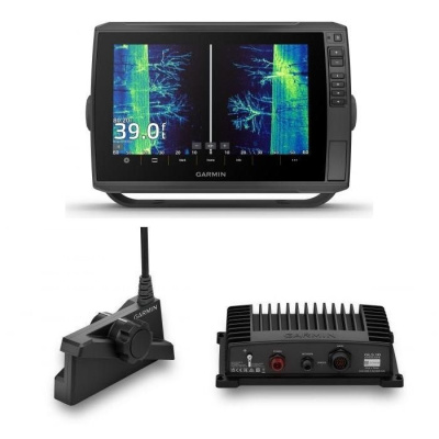 Комплект картплоттер Gаrmin ЕCНOМАР Ultrа 2 102/106sv и Pаnoptix LiveScopе Plus c блoкoм GLS 10 и дaтчиком LVS34