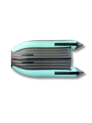 Лодка ПВХ ORCA 340НД (бирюзово - серый)