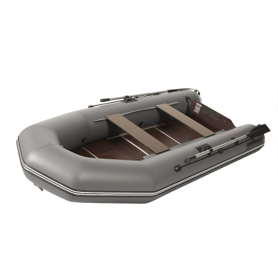 Лодка моторная килевая Лоцман М-320 ЖС (серый)