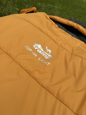 Спальный мешок кокон Tramp Zephir Lite T-Loft Regular (правый) 220*80*55 см (-15°C)