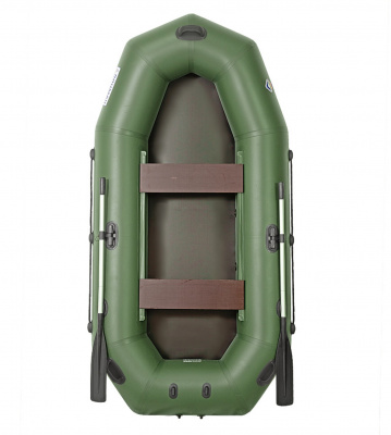 Лодка гребная под мотор Лоцман Профи 260 (зелёный)