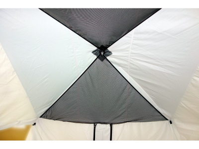 Всесезонная палатка Призма Шелтерс (2-сл) 185*185 (бело-зеленый)