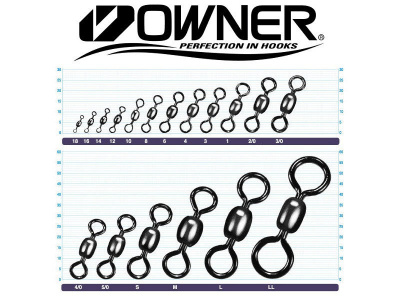 Вертлюжок Owner Crane Swivel №12 20кг/16шт