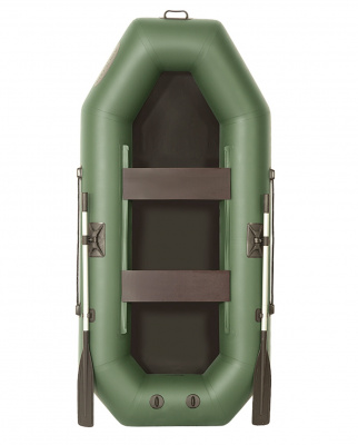 Лодка гребная под мотор Лоцман Стандарт 280 (зелёный)