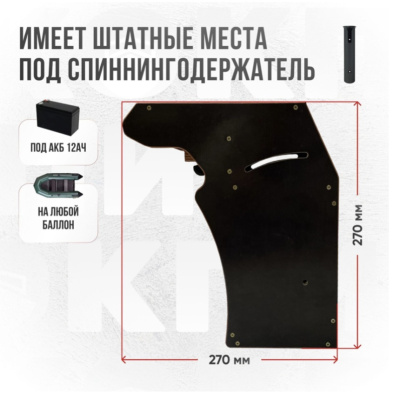 Столик для эхолота в лодку ПВХ (Stol)