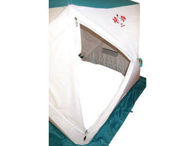 Всесезонная палатка Призма Шелтерс (2-сл) 185*185 (бело-оранжевый)