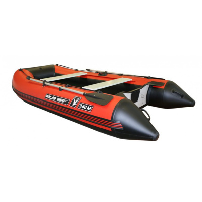 Лодка Polar Bird 340М Merlin (чёрно-красный) стеклокомпозит