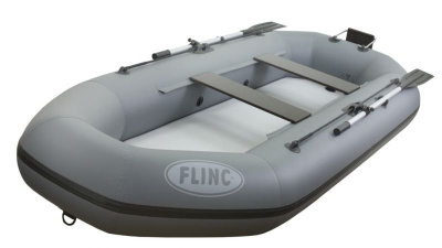 Моторно-гребная лодка Flinc F280TLA AirDeck (серый) модель 2025 г