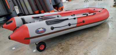 Лодка Grouper GR 310 НДНД (серо - красный) модель 2026 г