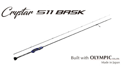Спиннинг Crystal 511 Bask Clear Blue 1.83m 0.2-1.8gr