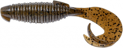 Keitech Flapper Grub 4 #101S Green Pumpkin PP