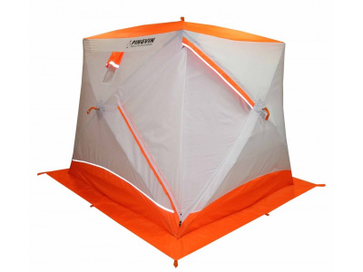 Зимняя палатка Призма BRAND NEW (2-сл) 200*185 (бело-орананжевый)