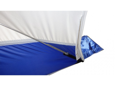 Всесезонная палатка Призма Шелтерс Big Twin (1-сл) 430*215 (бело-синий)