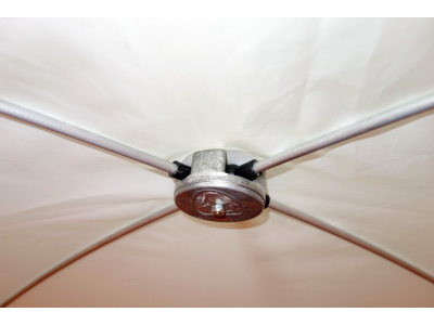 Зимняя палатка Призма (1-сл) Композит 185*185 (бело-оранжевый)