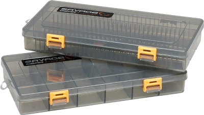 Коробка Savage Gear Flat Lure Box Smoke Kit 2 шт., 23x11x3.5cm Арт.74233