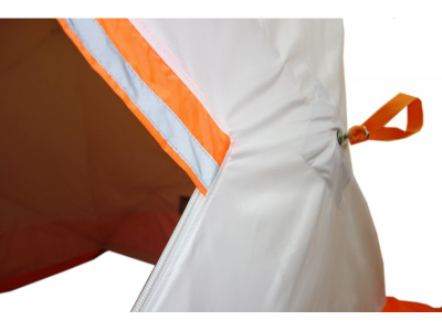 Зимняя палатка Призма Премиум (2-сл) 215*215 (бело-синий)