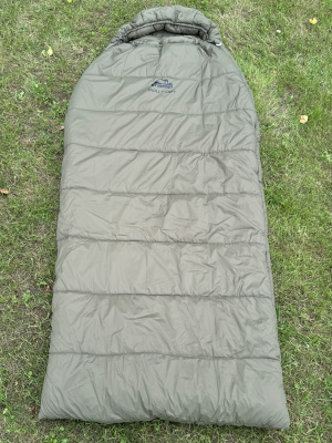 Спальный мешок кокон Tramp Troll T-Loft Regular Olive (правый) 220*95*85 см (-25°C)